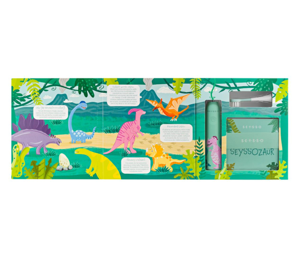 Seysso Szczoteczka soniczna Kids Dinosaur Coral (3+) - 1280312 - zdjęcie 11